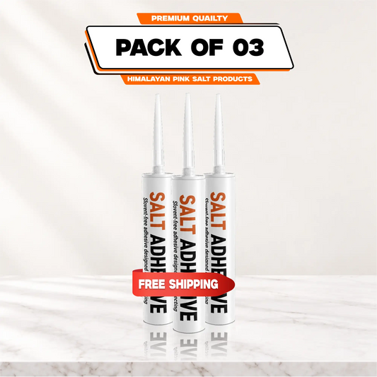 Salt adhesive 3-tube pack graphic