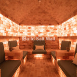Himalayan Pink Salt Bricks 8" x 4" x 2" - Pack of 150 With 4 Free Salt Adhesive