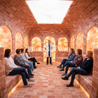 pink salt bricks rooms