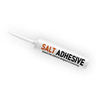 Single salt adhesive cartridge with application nozzle