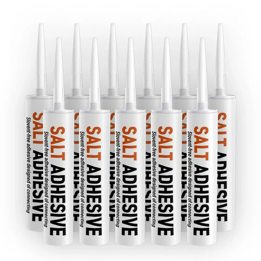 Salt adhesive cartridges shown for the 15-tube pack