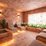 Build 6 sq. ft. Pink Salt Wall With (30 Himalayan Salt Bricks and 1 Salt Adhesive)