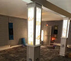 salt wall with light